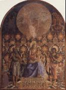 Andrea del Castagno Embrace the Son of the Virgin with Angels oil